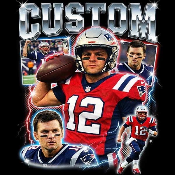 Custom Football Bootleg Collage